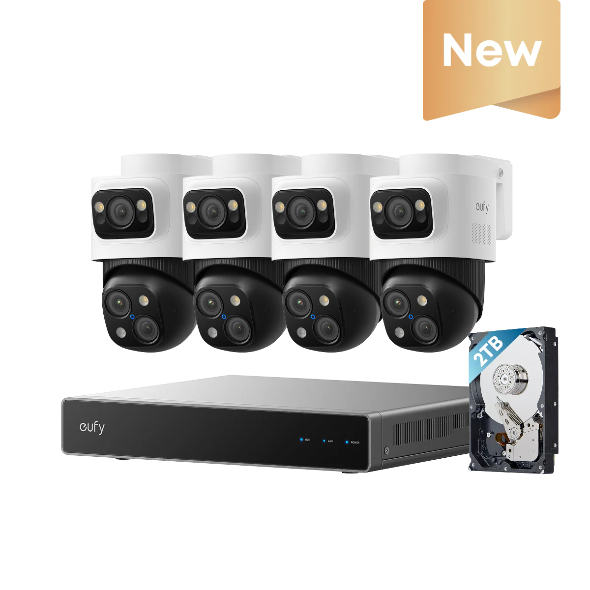 eufy PoE NVR Security System S4 Max + eufy Video Doorbell C31 - Image 3