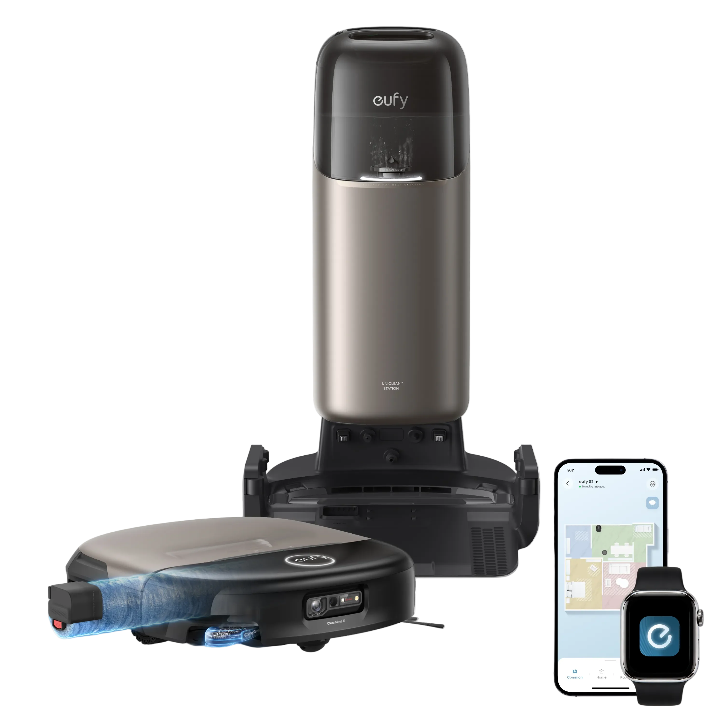 eufy Omni S2 Robot Vacuum and Mop with security camera S350 4K UHD Indoor Camera - Image 4