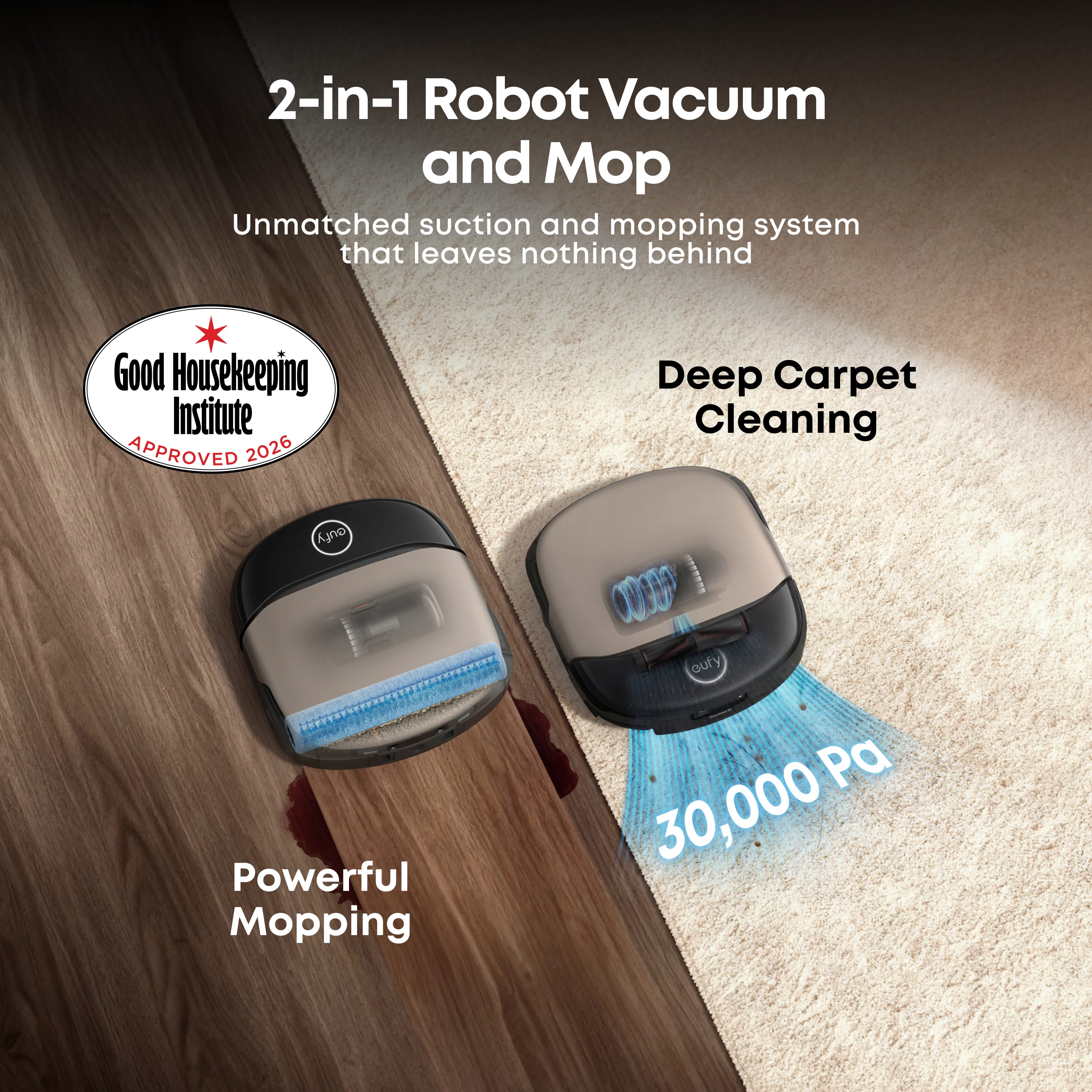eufy Omni S2 Robot Vacuum and Mop with security camera S350 4K UHD Indoor Camera - Image 5