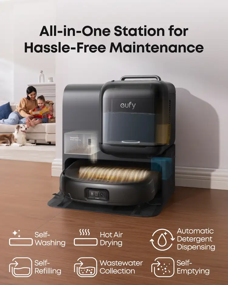 eufy Robot Vacuum Omni E28 + Indoor Cam E220 - Image 13
