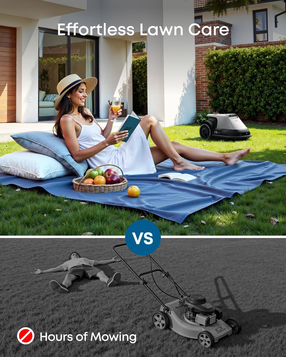 eufy Robot Lawn Mower E15 + SoloCam S340 Bundle - Image 3