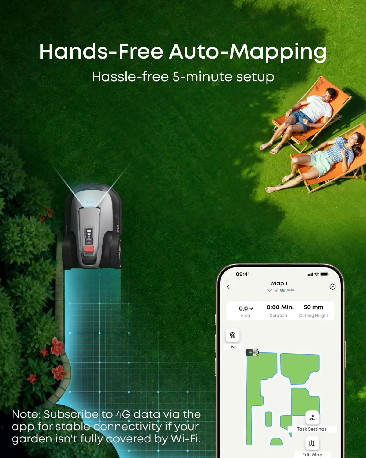 eufy Robot Lawn Mower E15 + SoloCam S340 Bundle - Image 4
