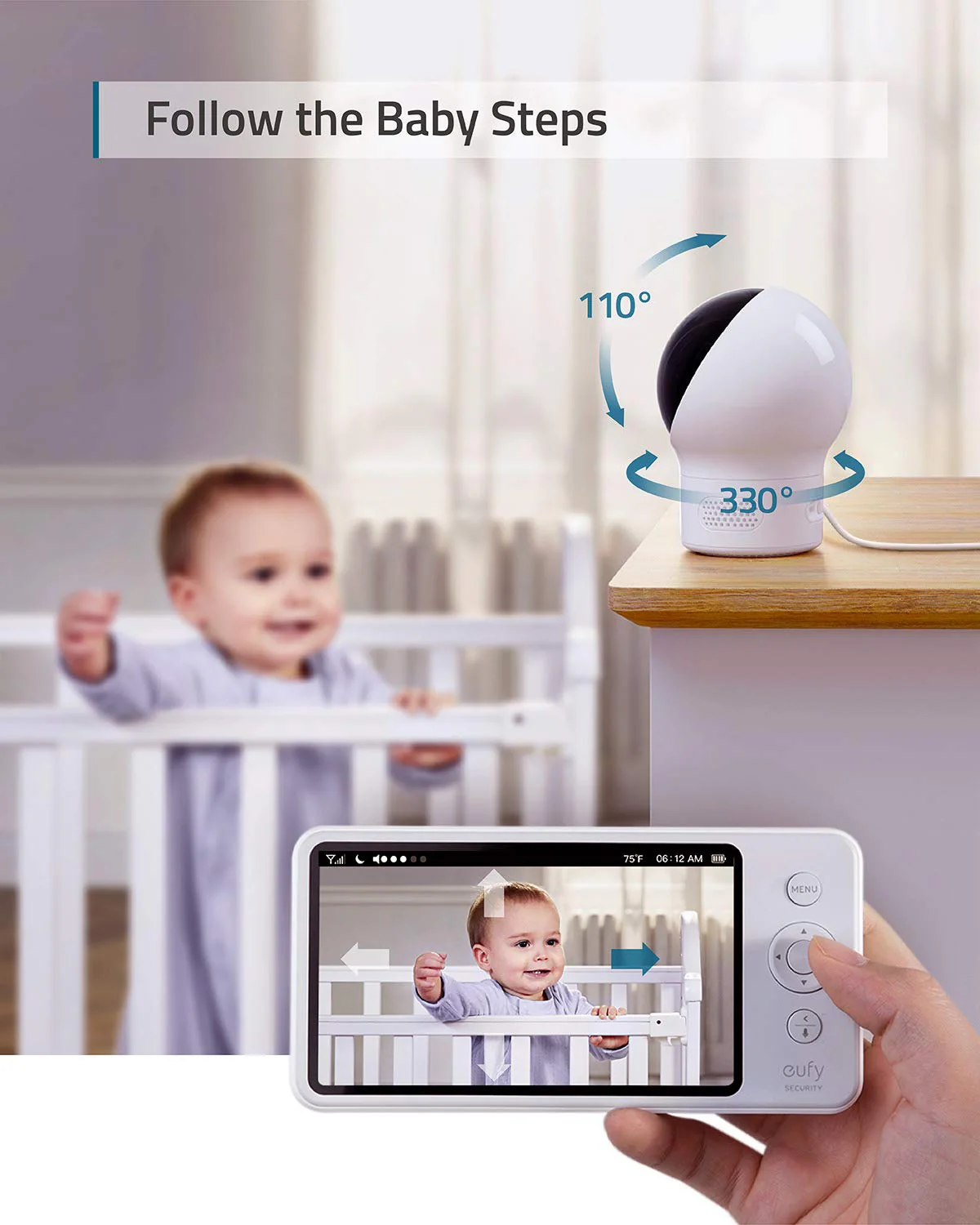 eufy Baby E210 Spaceview Pro Monitor - Image 4