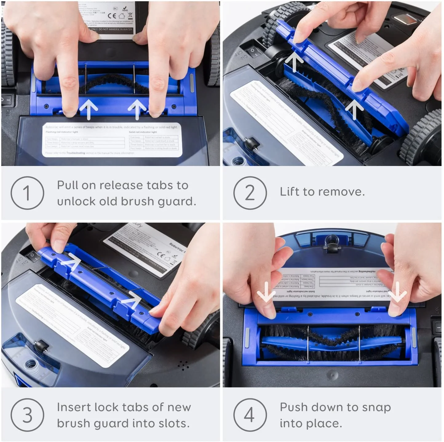 Eufy Brush Guard For RoboVac For 11S And 35C, Hybrid, G15, G20, G20 Hybrid, G30 Verge, G30 Hybrid, G35+, G40 Hybrid+ - Image 2