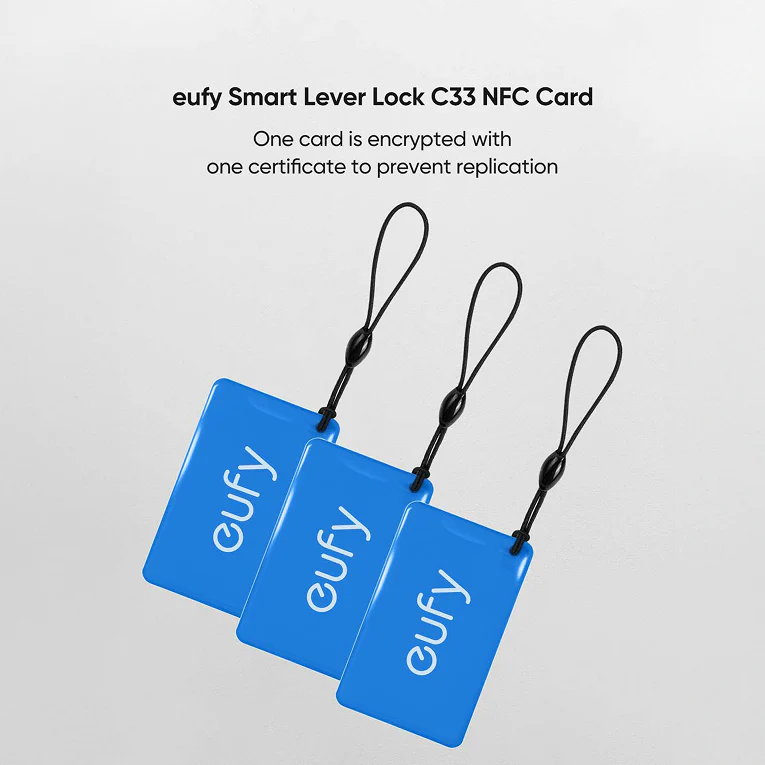 eufy NFC Cards for eufy Smart Lever Lock C33, 3 Pcs - Image 3