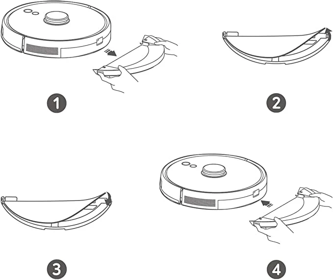eufy RoboVac Replacement Mopping Cloths For LR30 (x4) - Image 2