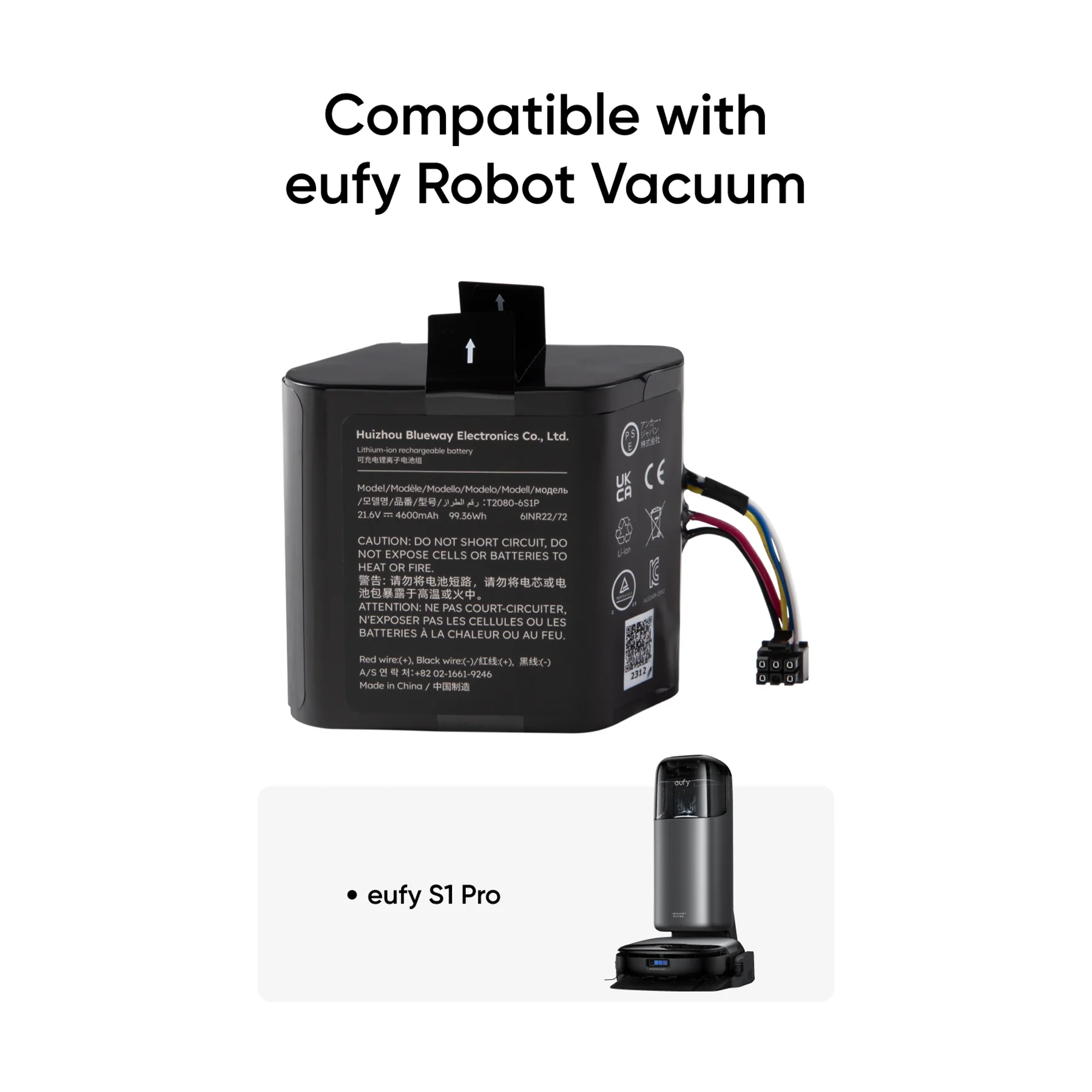 EUFY S1 PRO REPLACEMENT BATTERY - Image 2