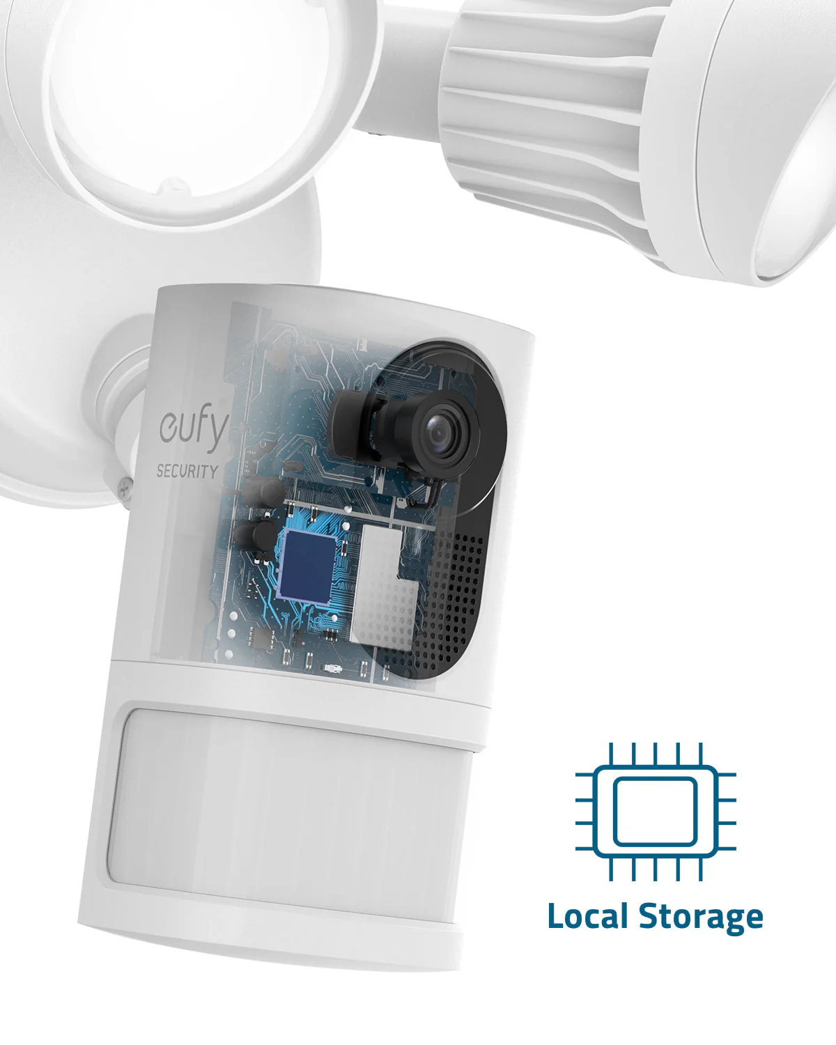 eufy Security Floodlight Cam E 2K White - Image 6