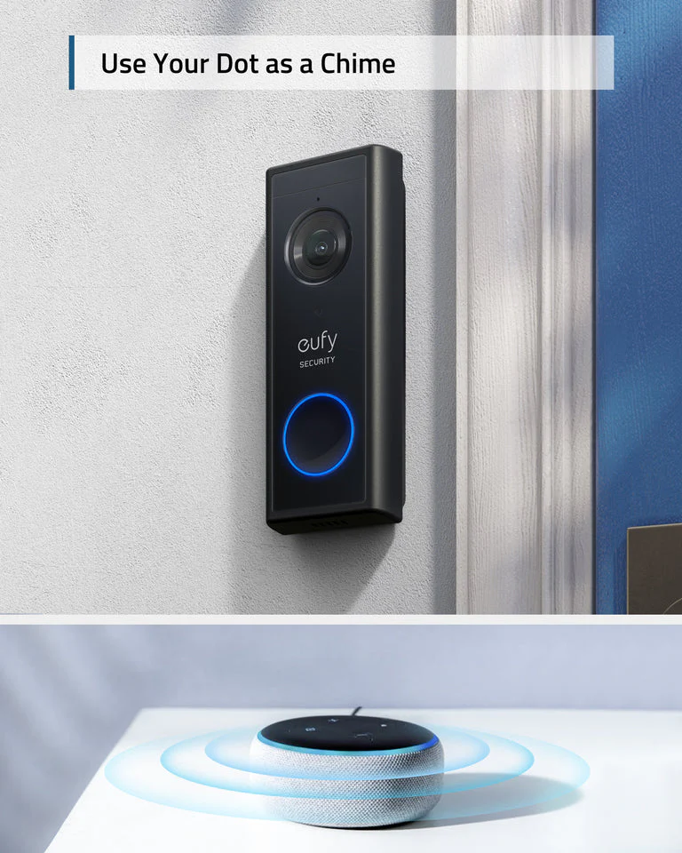 EUFY VIDEO DOORBELL 1080P (BATTERY-POWERED) WITH MINI REPEATER - Image 4